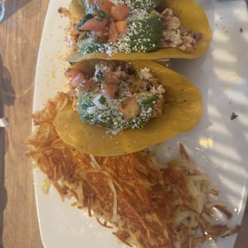Broken Yolk Cafe - Breakfast tacos with hashbrowns - Breakfast & Brunch Near Me - Santee, California Broken Yolk Cafe - Breakfast tacos with hashbrowns - Breakfast & Brunch Near Me - Santee, California