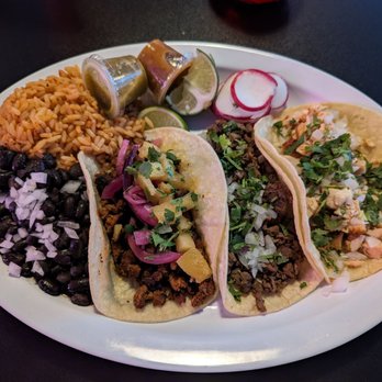 Taco City Taqueria - Al Pastor, asada, pollo. Everything on this plate was not great, but the cochinitas and birria were great. - Mexican Near Me - Seattle, Washington Taco City Taqueria - Al Pastor, asada, pollo. Everything on this plate was not great, but the cochinitas and birria were great. - Mexican Near Me - Seattle, Washington