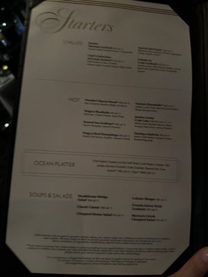 Menu photo 5 Morton's The Steakhouse Las Vegas, NV