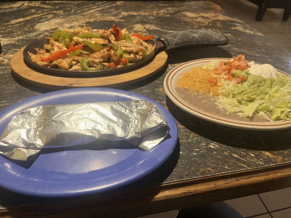 Food from La Carreta Mexican Restaurant