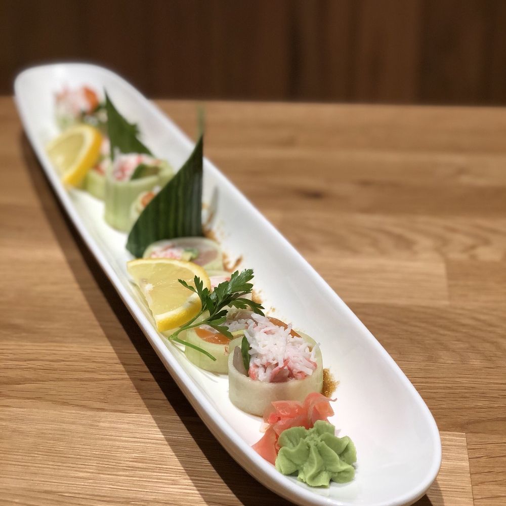 Bluefish Sushi - Cucumber Sashimi Roll - Sushi Bars Near Me - Kamloops, British Columbia Bluefish Sushi - Cucumber Sashimi Roll - Sushi Bars Near Me - Kamloops, British Columbia