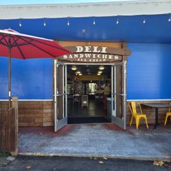 Whale of A Deli & Market - Indoor/Outdoor seating..very cute
