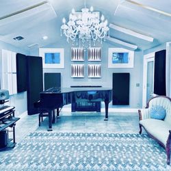 Silver Moon Sound - Inside Silver Moon Sound, with our Yamaha C7 grand piano.