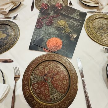 New Delhi Restaurant - Table setting - Indian Near Me - San Francisco, California New Delhi Restaurant - Table setting - Indian Near Me - San Francisco, California