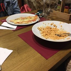 Pizzeria 1900 - Vegetable risotto, margarita pizza