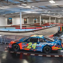 K1 Speed San Diego - An ex-Jeff Gordon NASCAR racecar sits on display at K1 Speed San Diego
