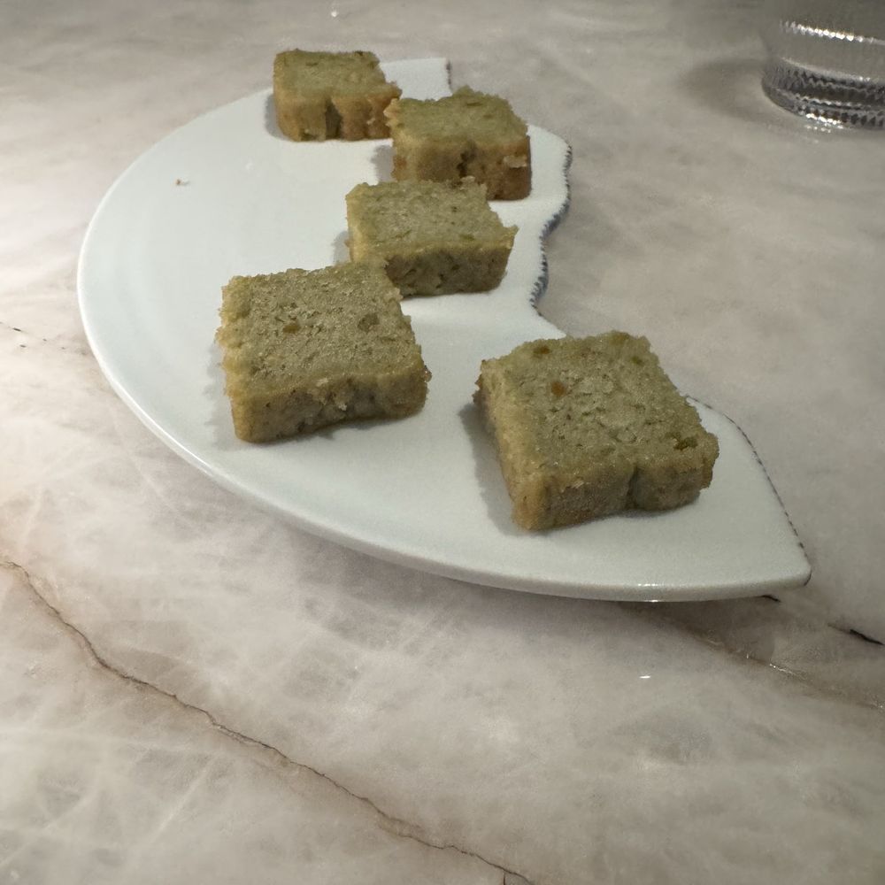 Le Jardinier - Pistachio dessert - French Near Me - Houston, Texas Le Jardinier - Pistachio dessert - French Near Me - Houston, Texas