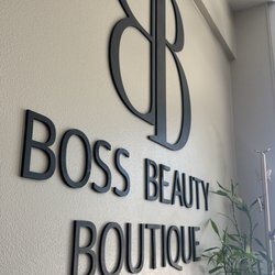Boss Beauty Boutique - New signage in the boutique.