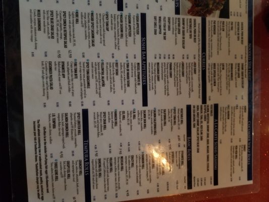 Menu photo 7 Wasabi Thai Sushi Fort Pierce, FL