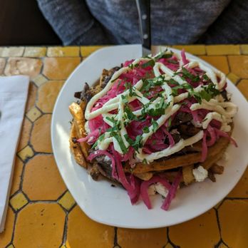Zaytoons - Shawarma Fries with Goat Cheese - Middle Eastern Near Me - Brooklyn, New York