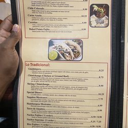 El Palomino Mexican Restaurant - Menu