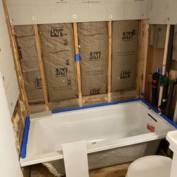 Kohler deep soaker tub