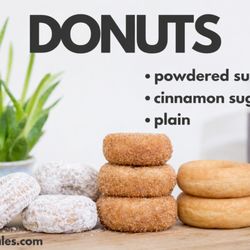 Ginger Ale's - Mini Donuts! Served warm and fresh.