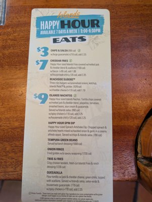 Menu photo 1 Islands Restaurant Pasadena, CA