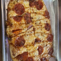 Hot Honey Pepperoni Flatbread Hot Honey Pepperoni Flatbread