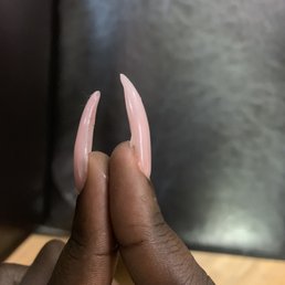 Length and thickness is off af. The one on the left is my regular salon person