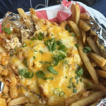 Good Thangz Cookin - Cheesy salmon fries - Burgers Near Me - Cincinnati, Ohio Good Thangz Cookin - Cheesy salmon fries - Burgers Near Me - Cincinnati, Ohio