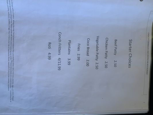 Menu photo 3 Choices Graniteville, SC