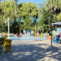 Central Florida Zoo & Botanical Gardens - Splash pad area