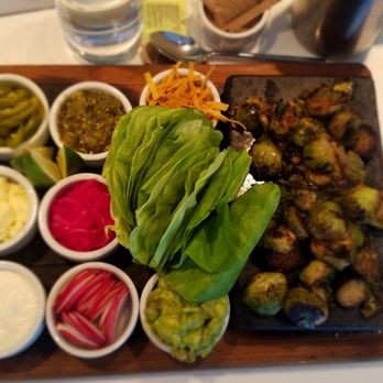Dirt Candy - Brussel sprout tacos with condiments. - Vegetarian Near Me - New York, New York Dirt Candy - Brussel sprout tacos with condiments. - Vegetarian Near Me - New York, New York