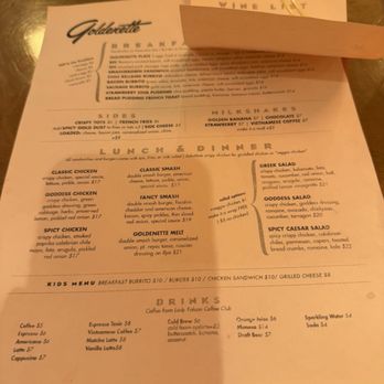Goldenette - Opening day menu! - Diners Near Me - San Francisco, California