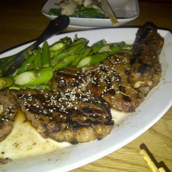 Redfarm - rib eye steak at red farm. delicious and big enough to share - Dim Sum Near Me - New York, New York
