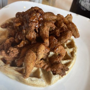 Mo' Brunch & Brews - Hot honey shrooms and a waffle. - Breakfast & Brunch Near Me - Houston, Texas Mo' Brunch & Brews - Hot honey shrooms and a waffle. - Breakfast & Brunch Near Me - Houston, Texas