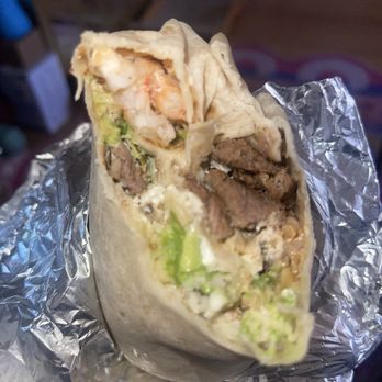 Ole Ole Burrito Express - Super Surf N Turf Burrito - Mexican Near Me - Oakland, California