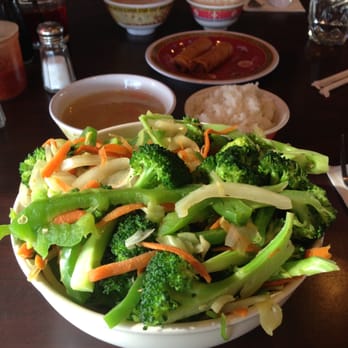 GK Mongolian BBQ - my veggie bowl - Mongolian Near Me - Tracy, California