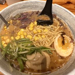 Red miso ramen without meat Red miso ramen without meat