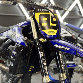 Premium Auto Design - Dirt bike graphic install - Car Window Tinting Near Me - Oxford, Michigan Premium Auto Design - Dirt bike graphic install - Car Window Tinting Near Me - Oxford, Michigan
