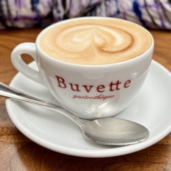 Buvette - Cappuccino - look at the cute cup! - French Near Me - New York, New York Buvette - Cappuccino - look at the cute cup! - French Near Me - New York, New York