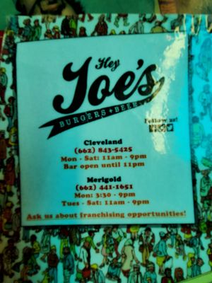 Hey Joe's Burgers + Beer by null