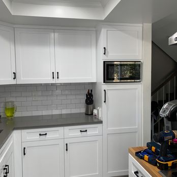 ReKitchen - New pantry with built in microwave - Cabinetry Near Me - Torrance, California