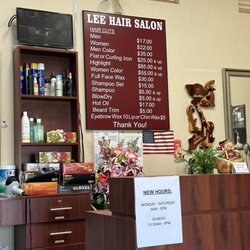 Lee Hair Salon - Pricelist 2023