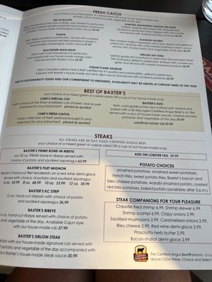 Menu photo 4 Baxter's Lakeside Grille Lake Ozark, MO