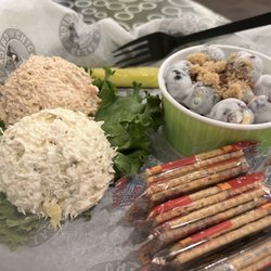 Chicken Salad Chick - Dixie Chick, Barbie-Q and grape salad
