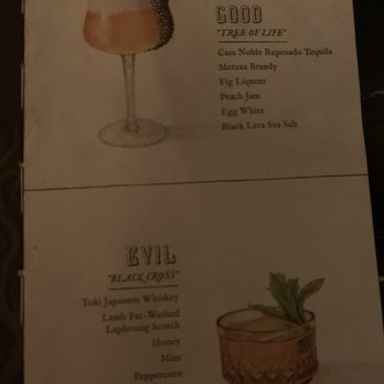 Midnight Cowboy - Menu - Speakeasies Near Me - Austin, Texas