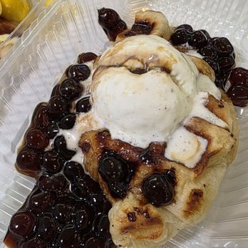 Norexit Teabar & Desserts - Brown Sugar Boba Croffle - Bubble Tea Near Me - Alpharetta, Georgia