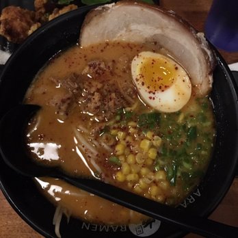Arashi Ramen - Spicy Miso Tonkotsu with an extra slice of chashu! - Ramen Near Me - Seattle, Washington Arashi Ramen - Spicy Miso Tonkotsu with an extra slice of chashu! - Ramen Near Me - Seattle, Washington
