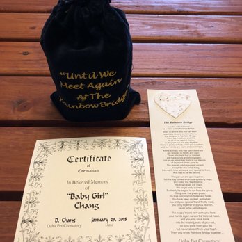 Oahu Pet Crematory - Baby Girl is back home... RIL BG! 2007-2018, 20" long, 2 lbs. A Hui Hou!! - Pet Cremation Services Near Me - Kailua, Hawaii