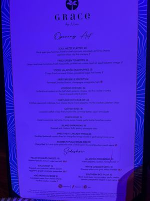 Menu photo 2 Grace By Nia Boston, MA Menu photo 2 Grace By Nia Boston, MA