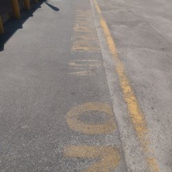 Belk - No parking zone.