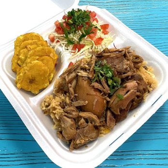 Santana's Sazon - Santana's Meal with Choice of Meat (Chicken), Rice, Beans, Salad and Choice of Plantains (Green) - Dominican Near Me - Olathe, Kansas