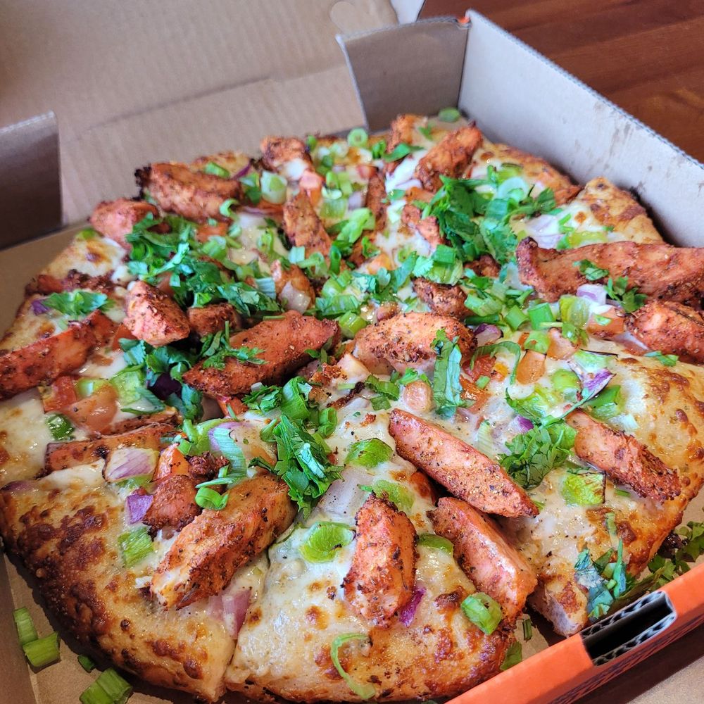 Tandoori chicken pizza Tandoori chicken pizza