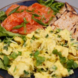 Cilantro Scrambled Eggs