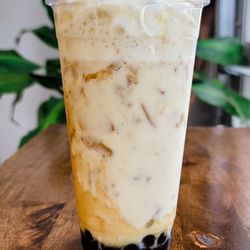 The Loco Lemon - Banana Pudding Milk Tea with brown sugar boba
