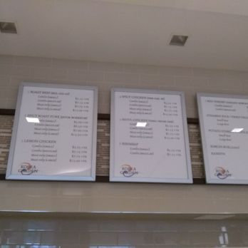 Scotia Square - Korean Garden menu - Fast Food Near Me - Halifax, Nova Scotia