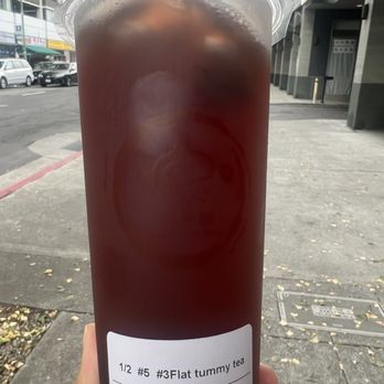 Golden Tea Shop - Scented tea selection #3 flat tummy tea - Bubble Tea Near Me - Oakland, California