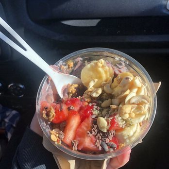Earthbar - Acai Superberry Bowl (Classic) with protein topping - Juice Bars & Smoothies Near Me - Berkeley, California